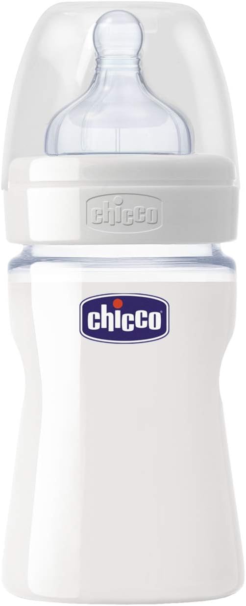 Chicco Baby Bottle and Glass